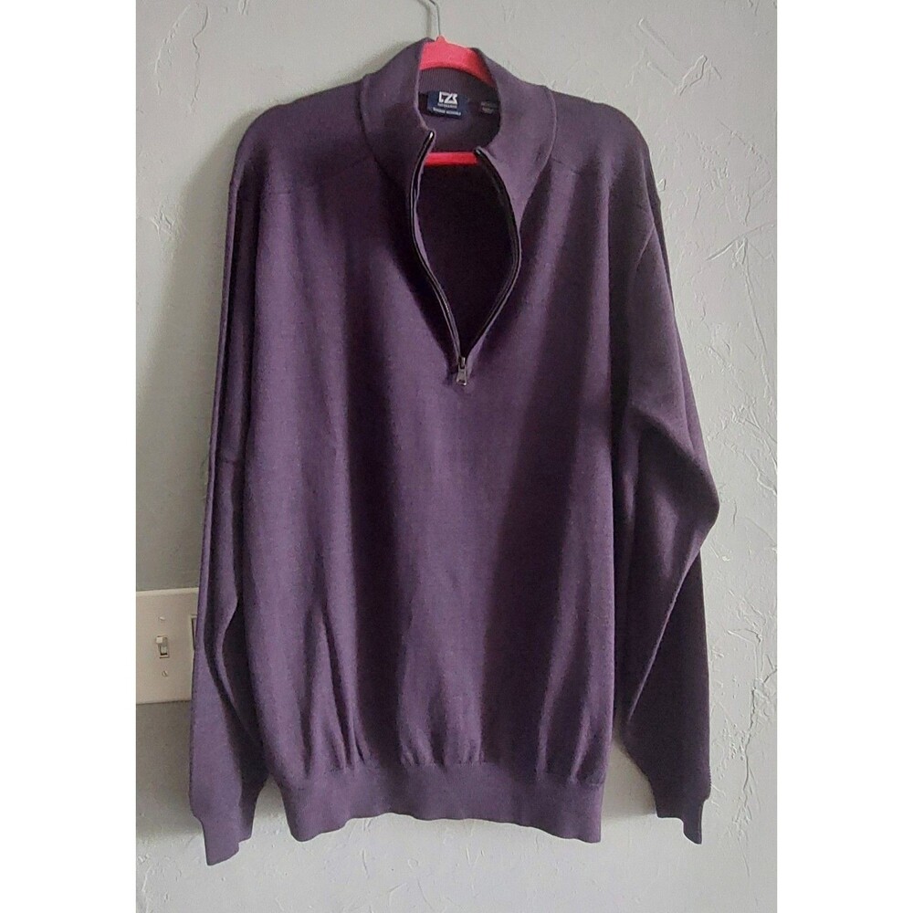 Cutter& Buck Sweater Pullover Men Size 2XT,MERINO WOOL LANE  and Acrylic...